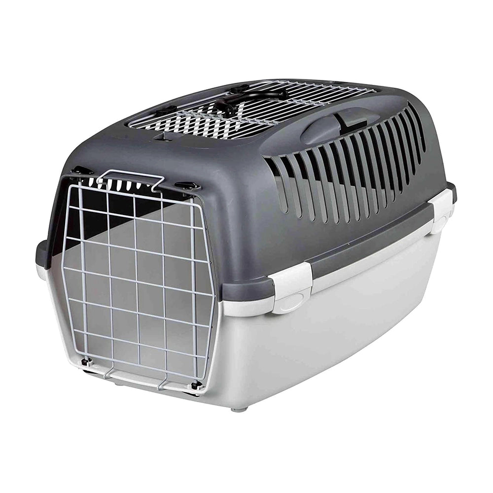 Trixie Capri 3 Open Top Pets Carrier By Trixie Germany - Grey - 24 X 16 X 15 Inch